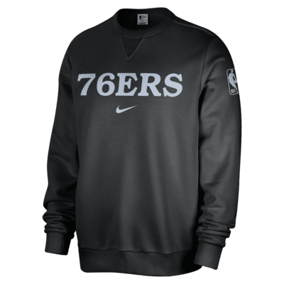 Philadelphia 76ers Standard Issue Men s Nike Dri FIT NBA Crew Neck Sweatshirt